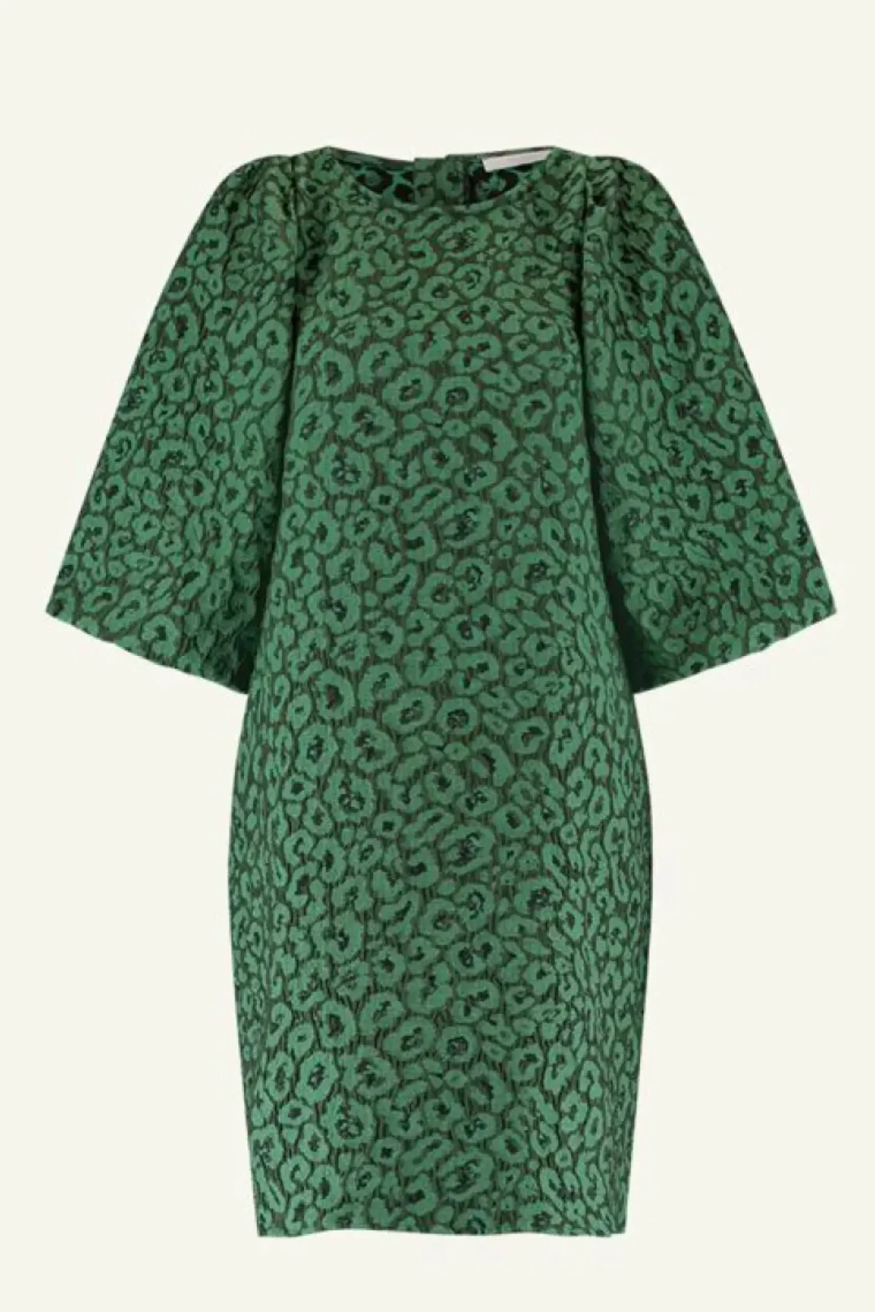 By bar Jurken*zasu leo dress | green panter print